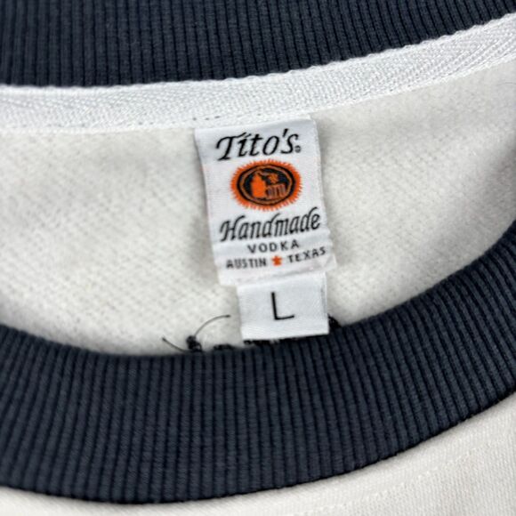 Tito's Handmade Vodka Ugly Christmas Party Sweater Mens Size L Austin Texas EUC - Picture 6 of 9